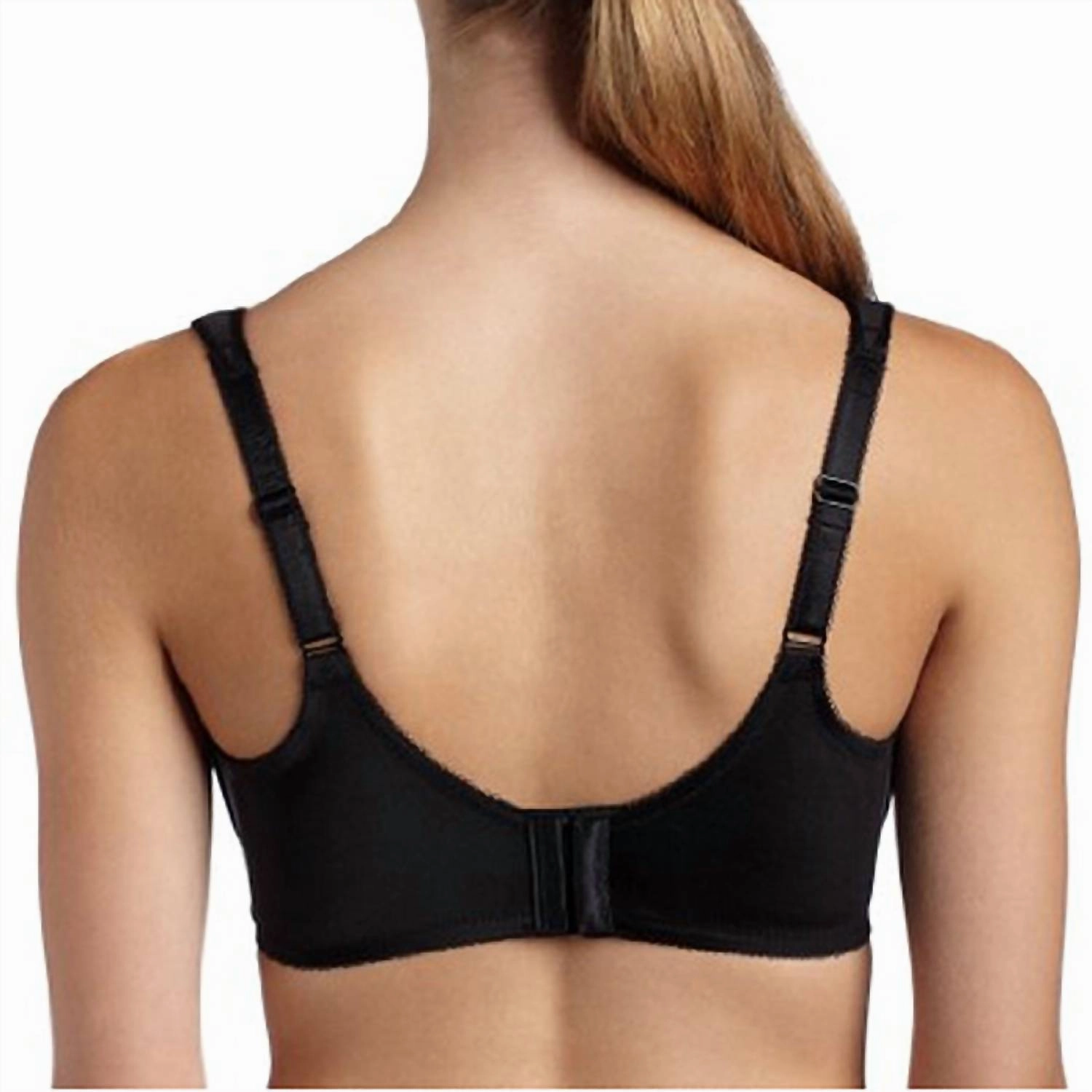 Bodysuede Full Figure Seamless Bra In Black