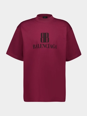 Bordeaux Nano BB Medium Fit T-Shirt Tops Mens - flannel shirts