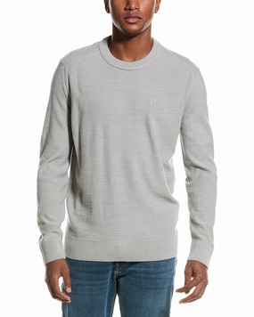 BOSS Hugo Boss Avac Wool-Blend Crewneck Sweater chunky knit discount