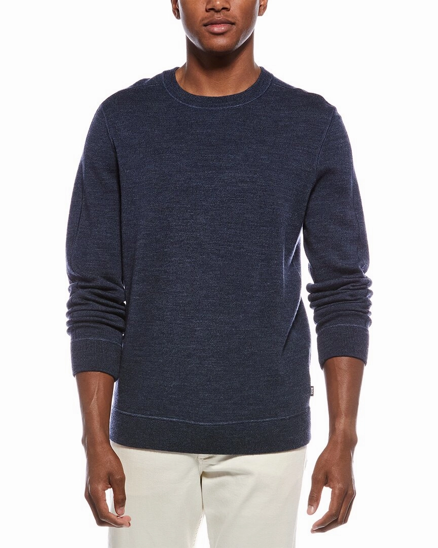 BOSS Hugo Boss Wool Crewneck Sweater cashmere sweaters sale