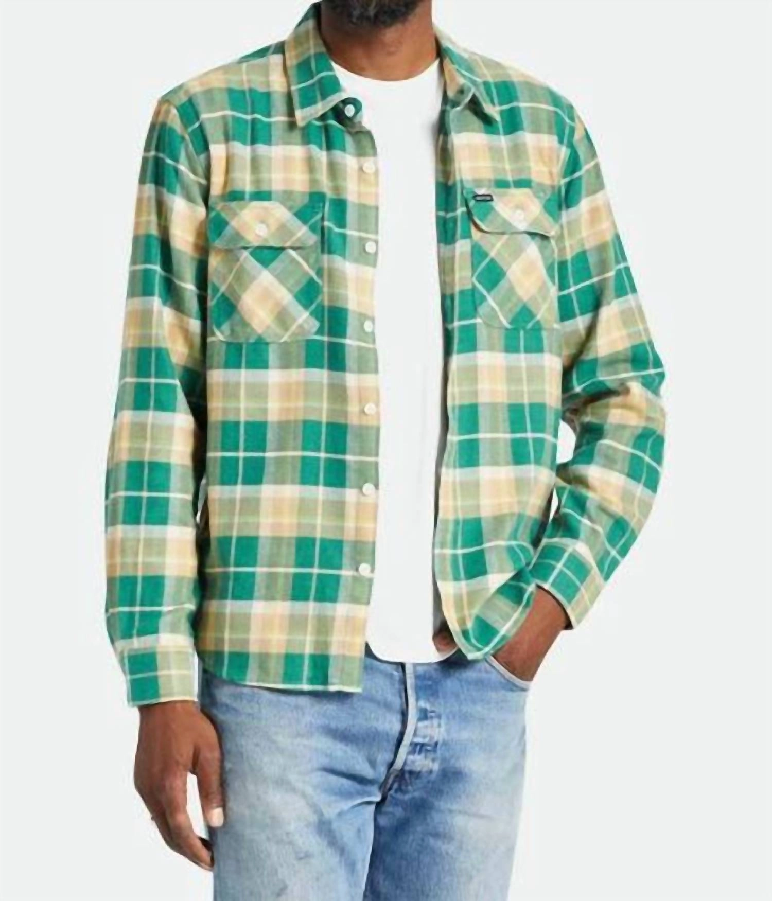 Bowery Flannel In Green