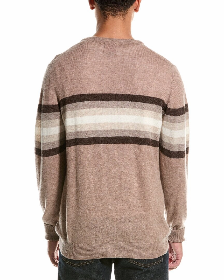 Brodie Cashmere Wool & Cashmere-Blend Blake Stripe Jumper