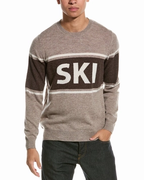 Brodie Cashmere Wool & Cashmere-Blend Sweater chunky knit discount