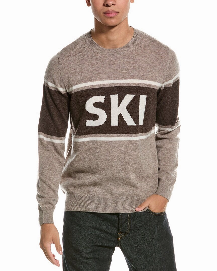 Brodie Cashmere Wool & Cashmere-Blend Sweater chunky knit discount