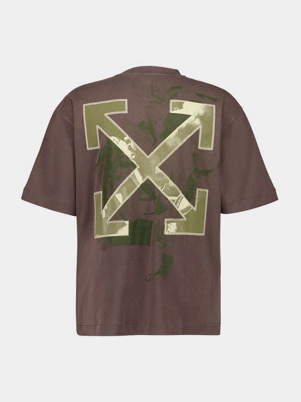 Brown Martyrdom Arrow Cotton T-Shirt