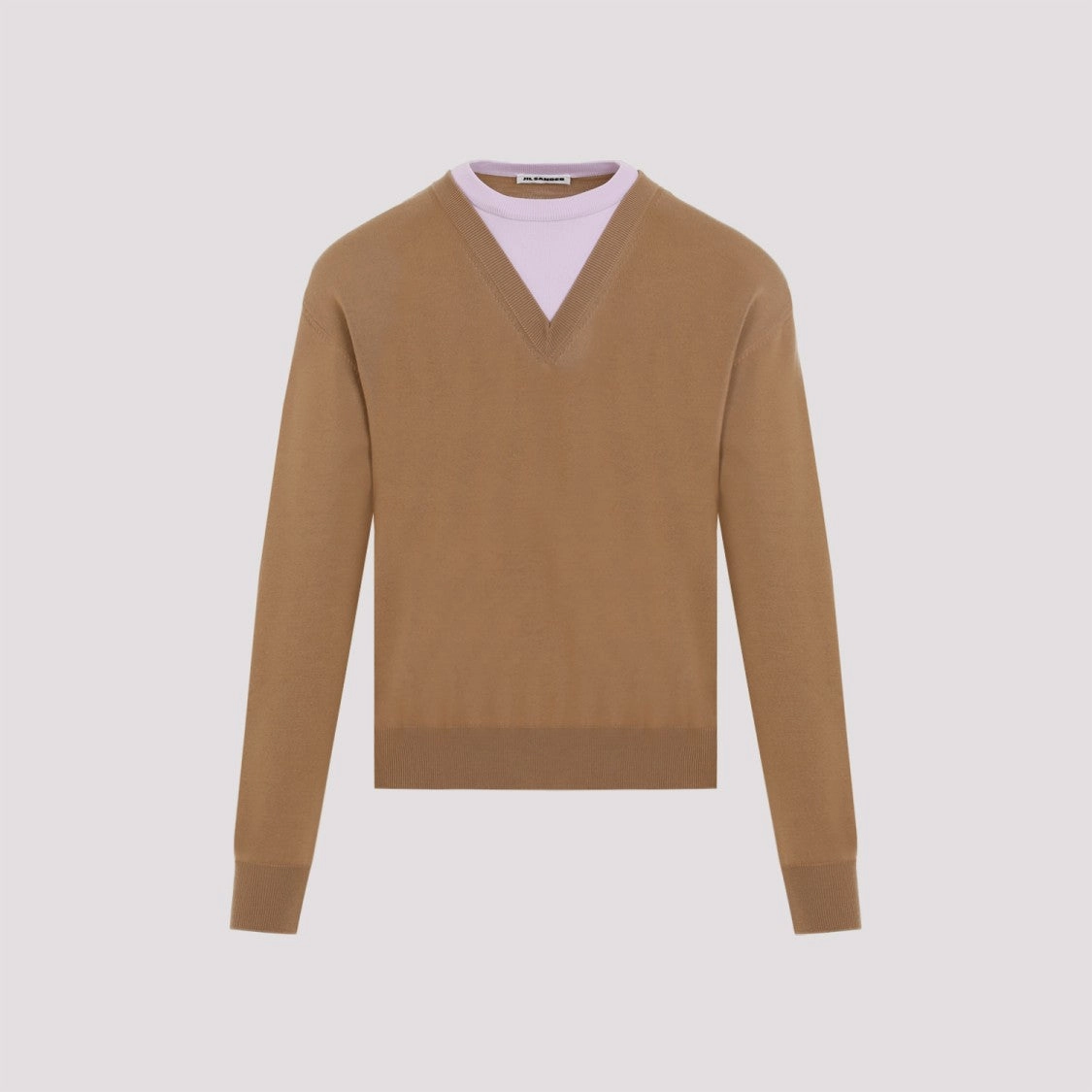 Brown Virgin Wool Pullover