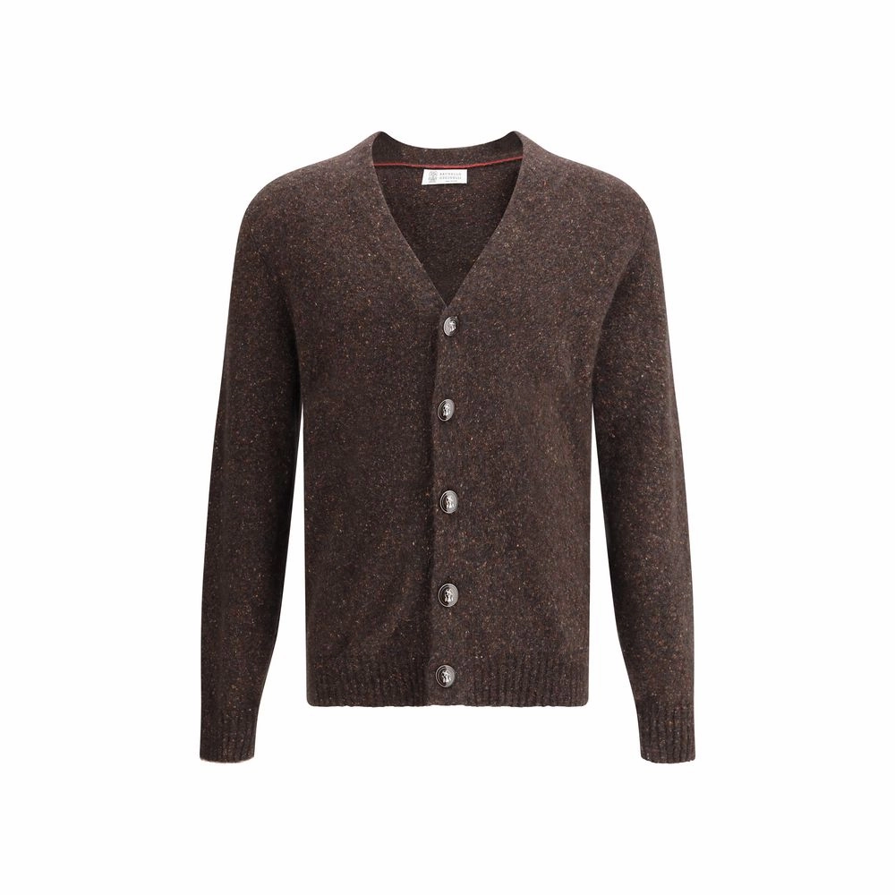 Brunello Cucinelli Alpaca Men's Cardigan knit sweaters cheap