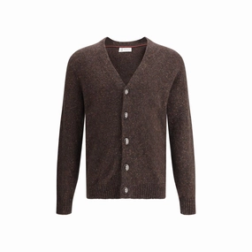 Brunello Cucinelli Alpaca Men's Cardigan knit sweaters cheap