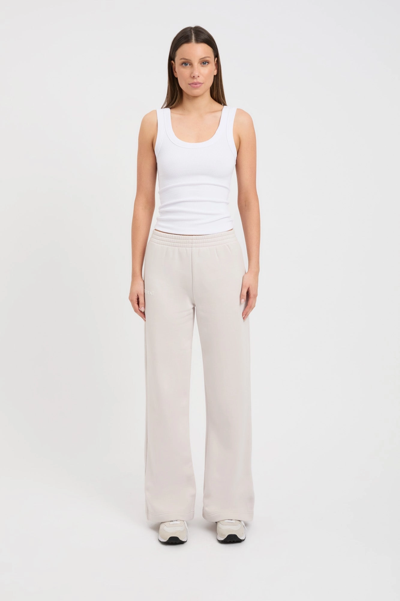 Brushed Wide Leg Trackpant affordable womens bottoms sale