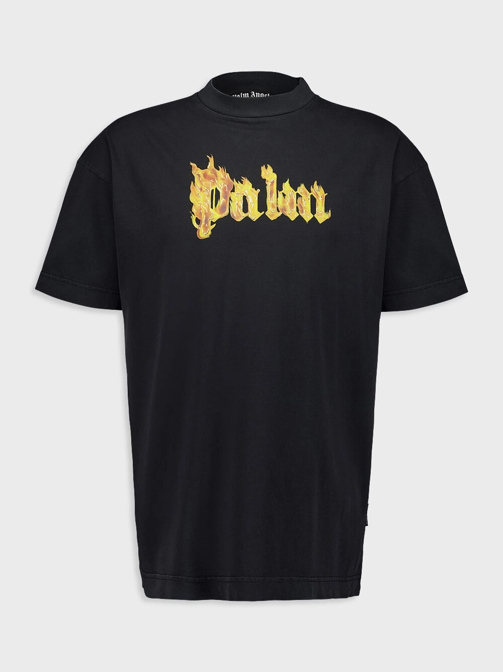 Burning Logo T-Shirt Tops Mens - flannel shirts