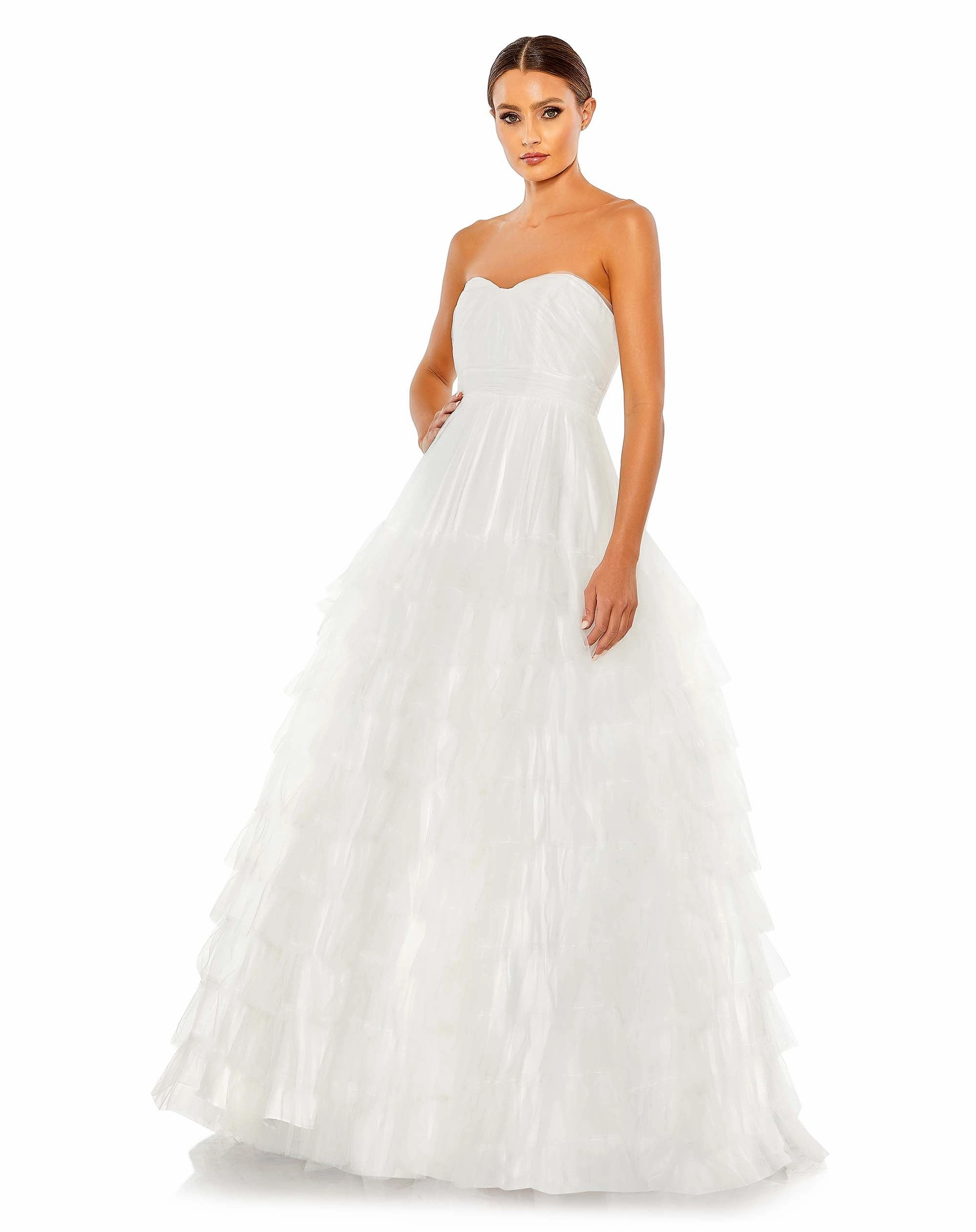 Bustiere Tulle Tierd Ballgown