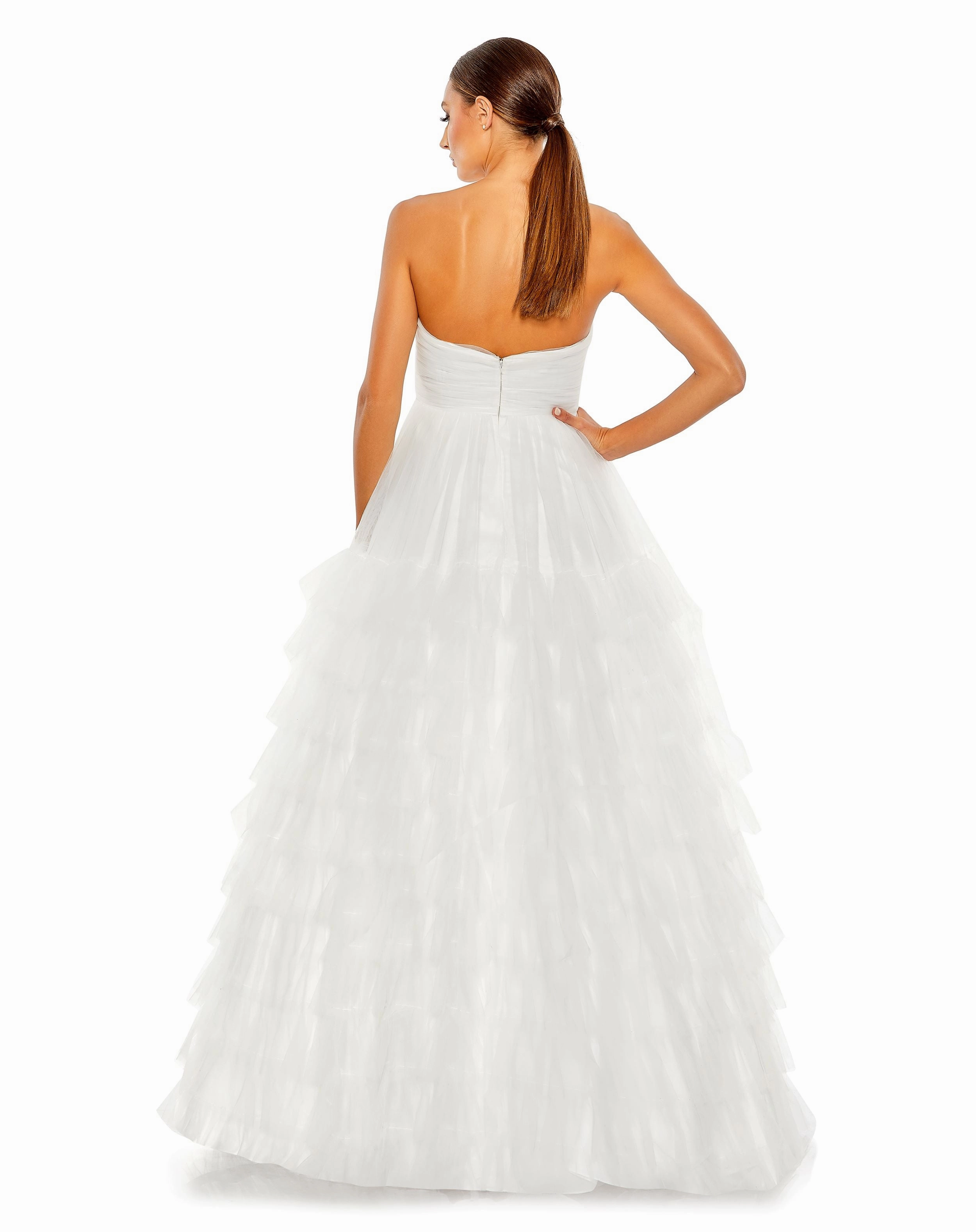 Bustiere Tulle Tierd Ballgown