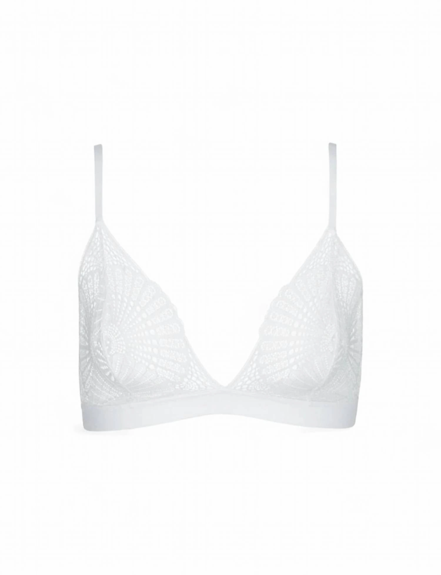 Butter & Lace Bralette In White