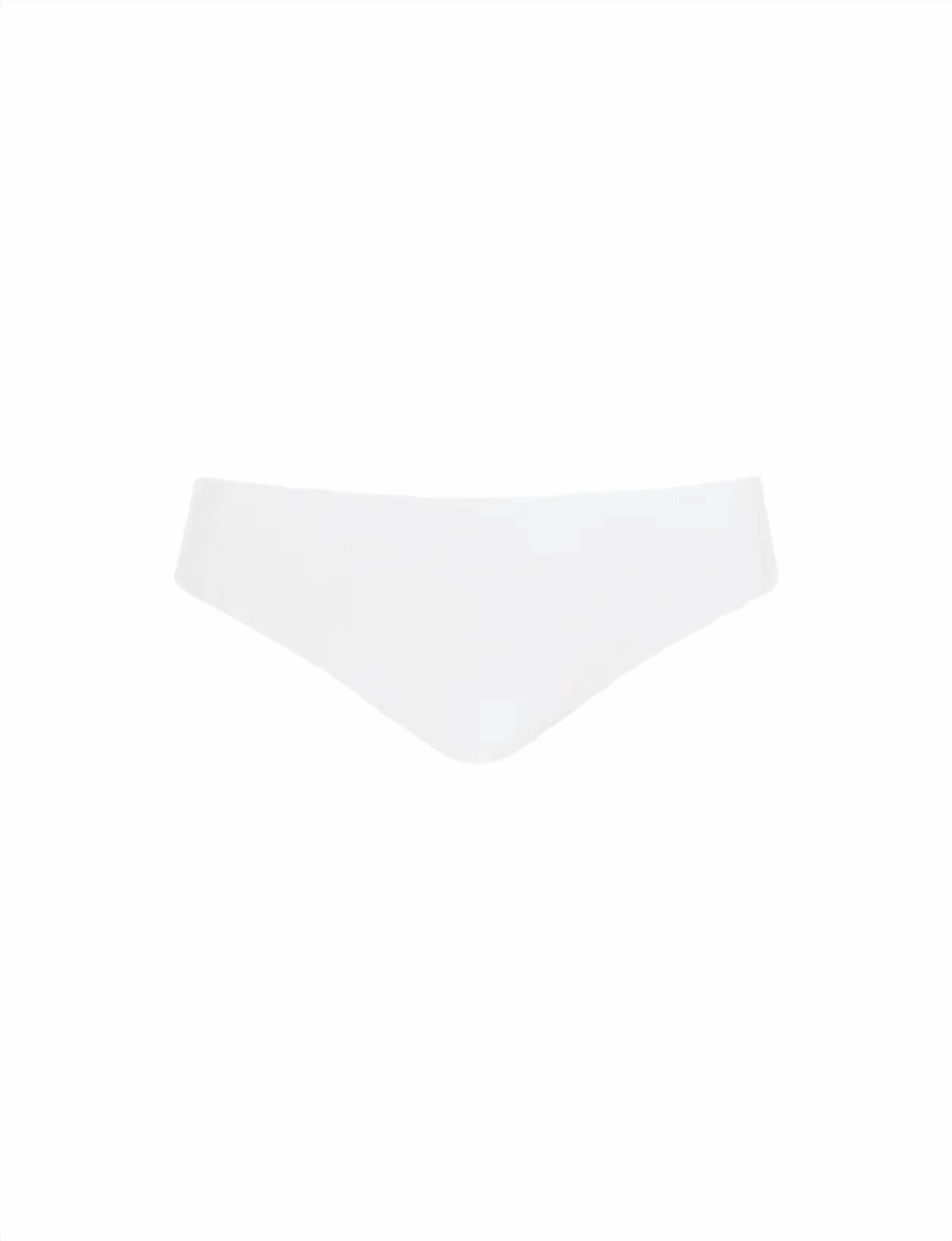 Butter Mid-Rise Thong Panty In White