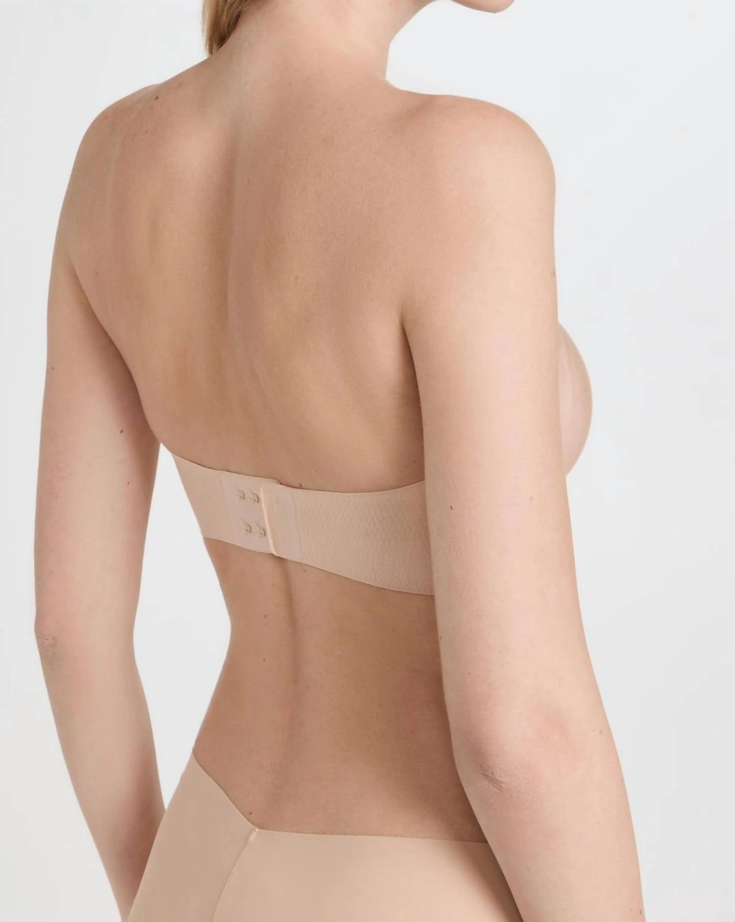 Butter Soft Support Strapless Bralette In Beige