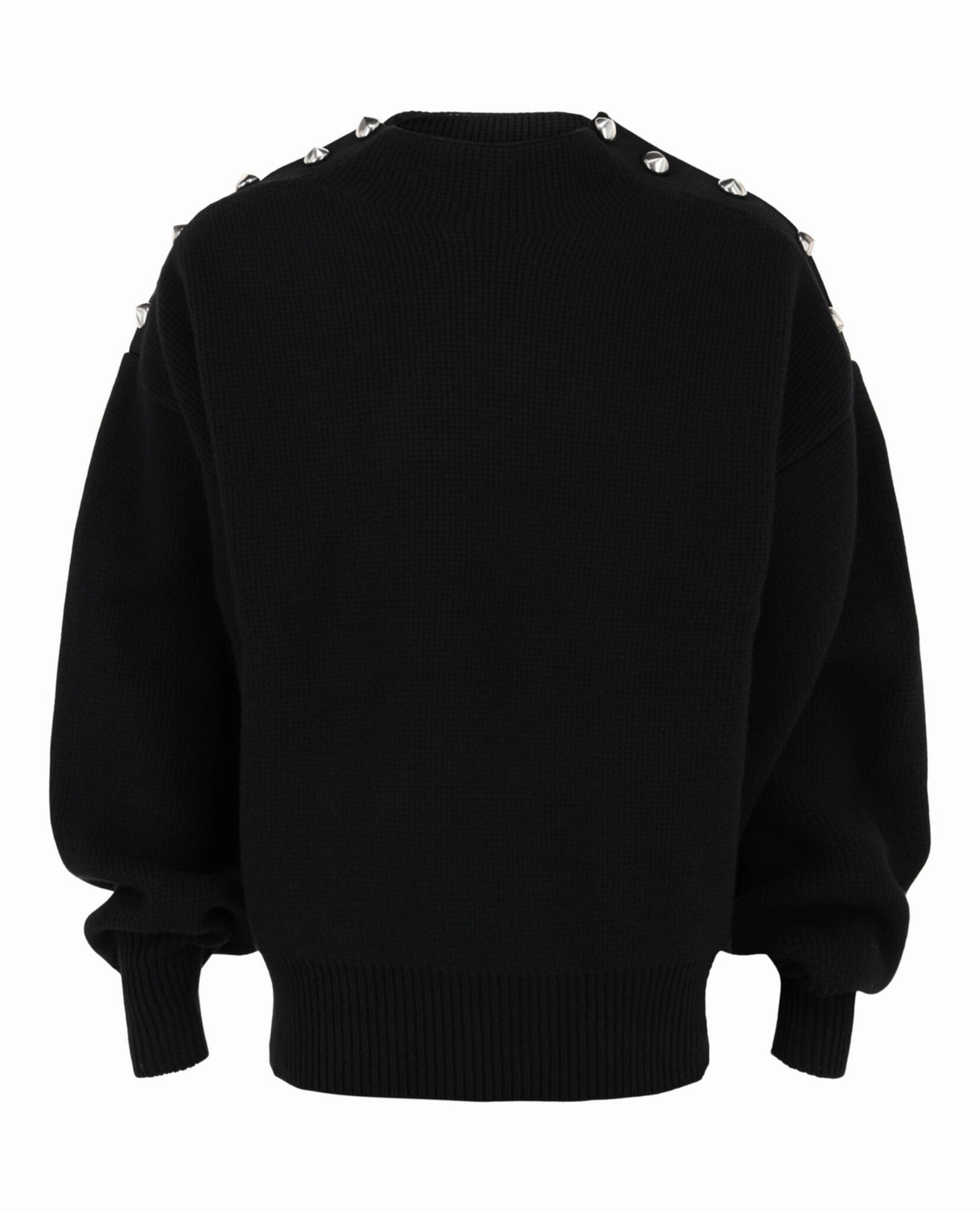 Cable-Knit Metal Button Sweater knit sweaters cheap