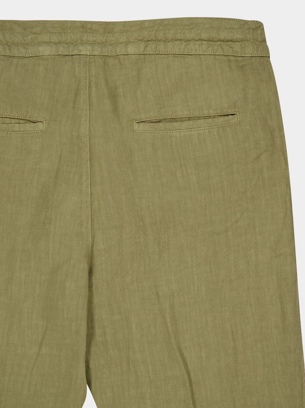 Cactus Casual Fit Drawstring Linen Pants