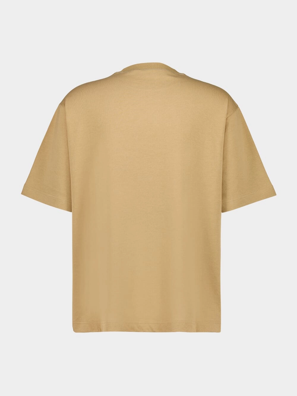 Camel Printed Cotton Jersey T-Shirt