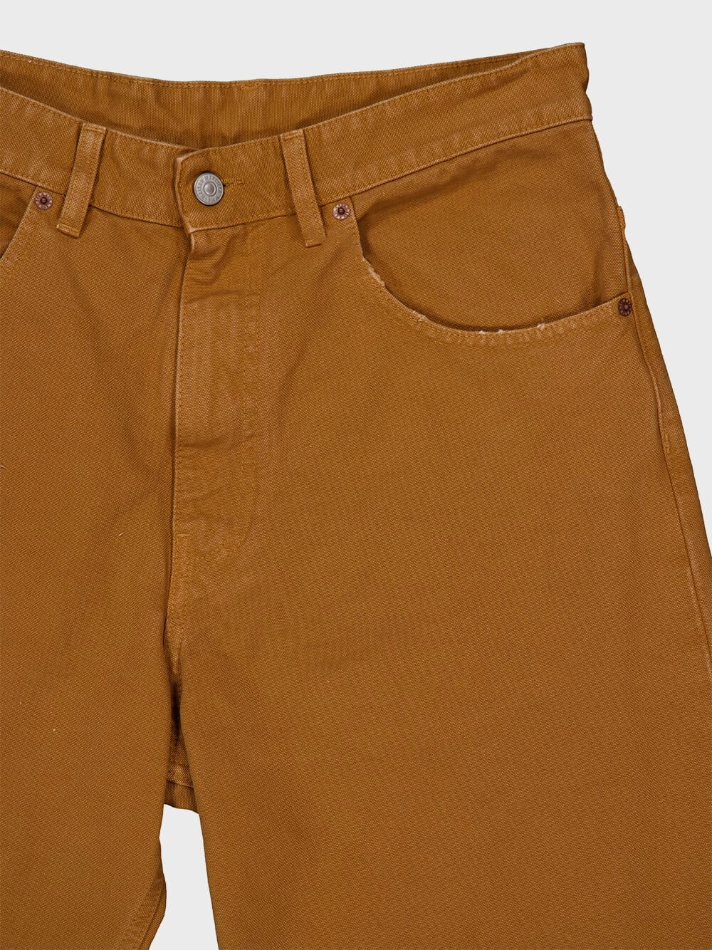 Caramel Brown Wide-Leg Trousers