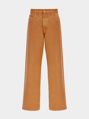 Caramel Brown Wide-Leg Trousers Bottoms Mens - cheap mens shorts online