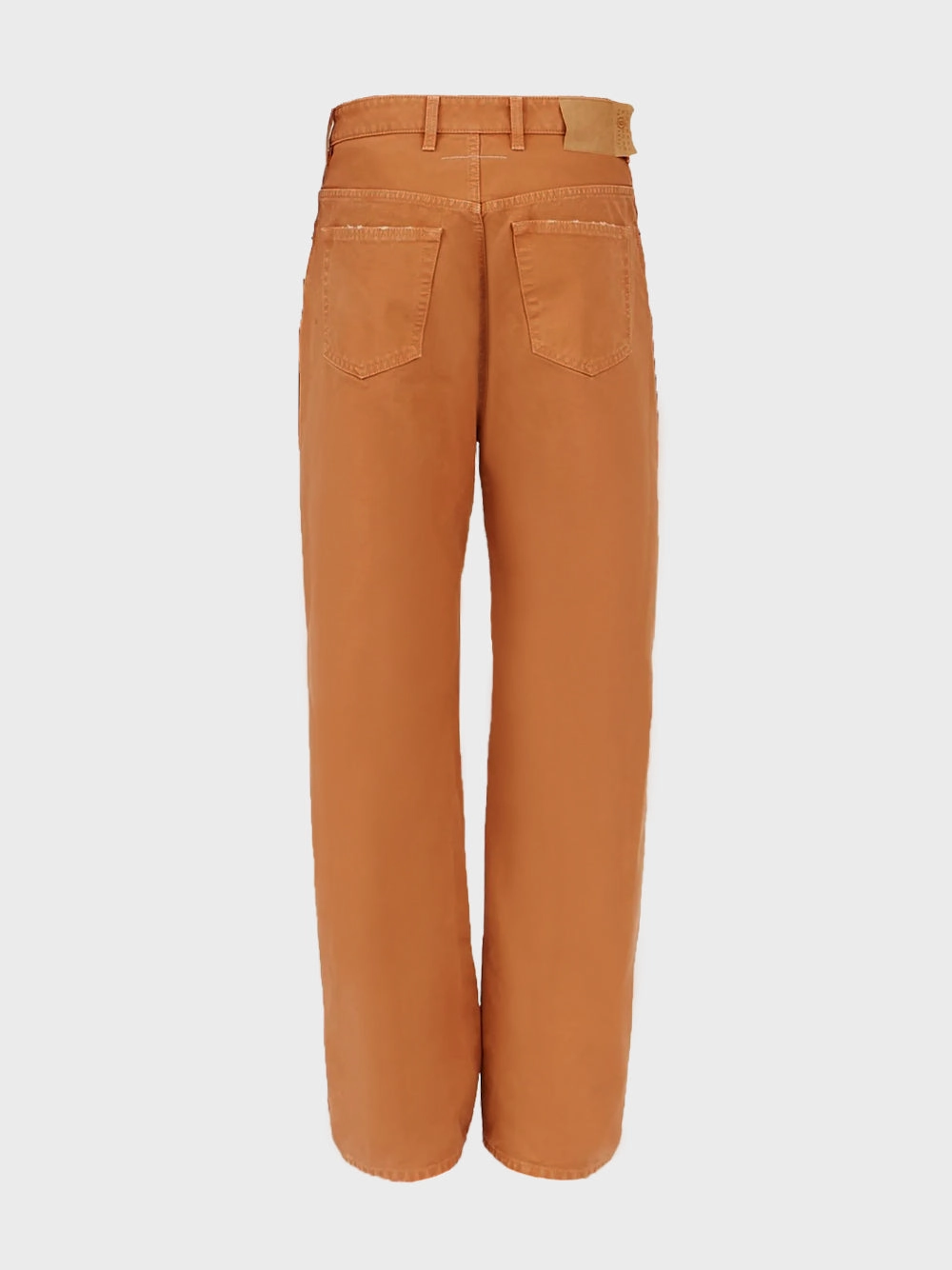 Caramel Brown Wide-Leg Trousers