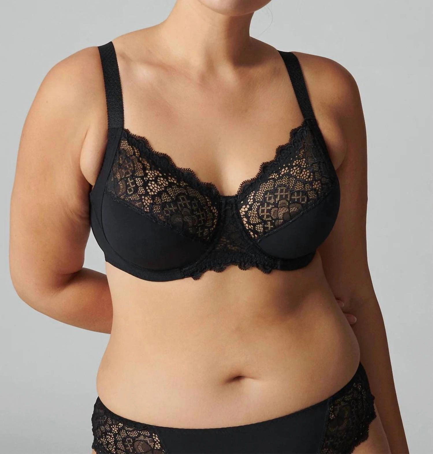 Caresse Full Cup Bra In Black