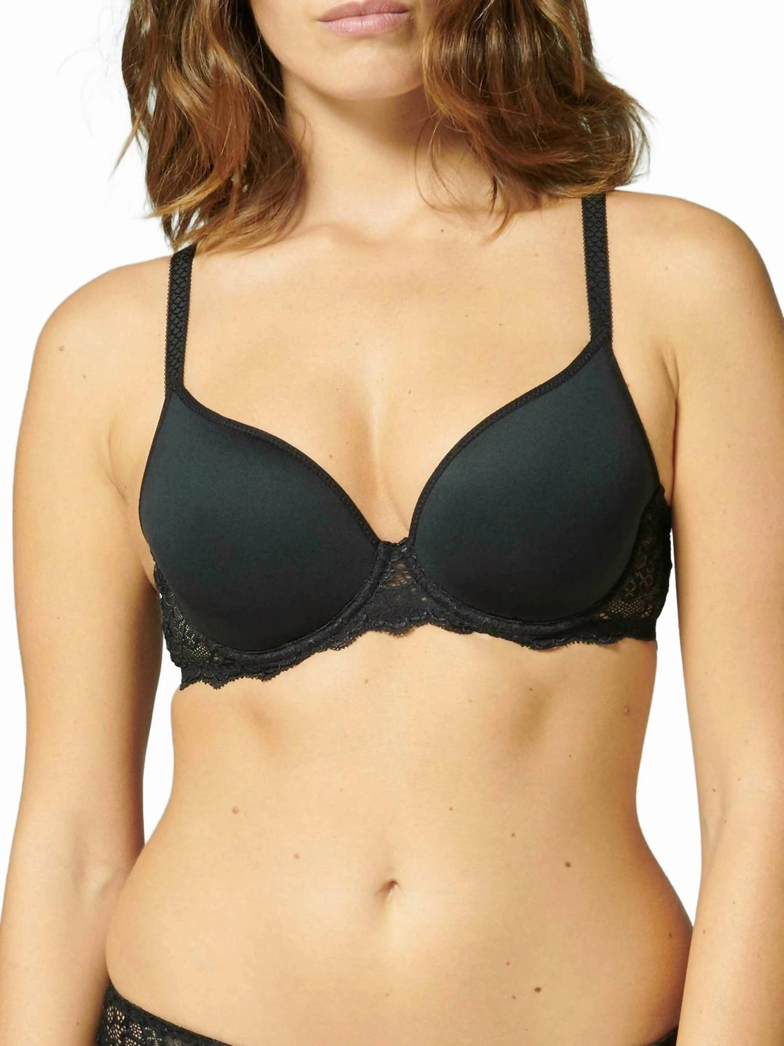 Caresse Plunge Bra In Black