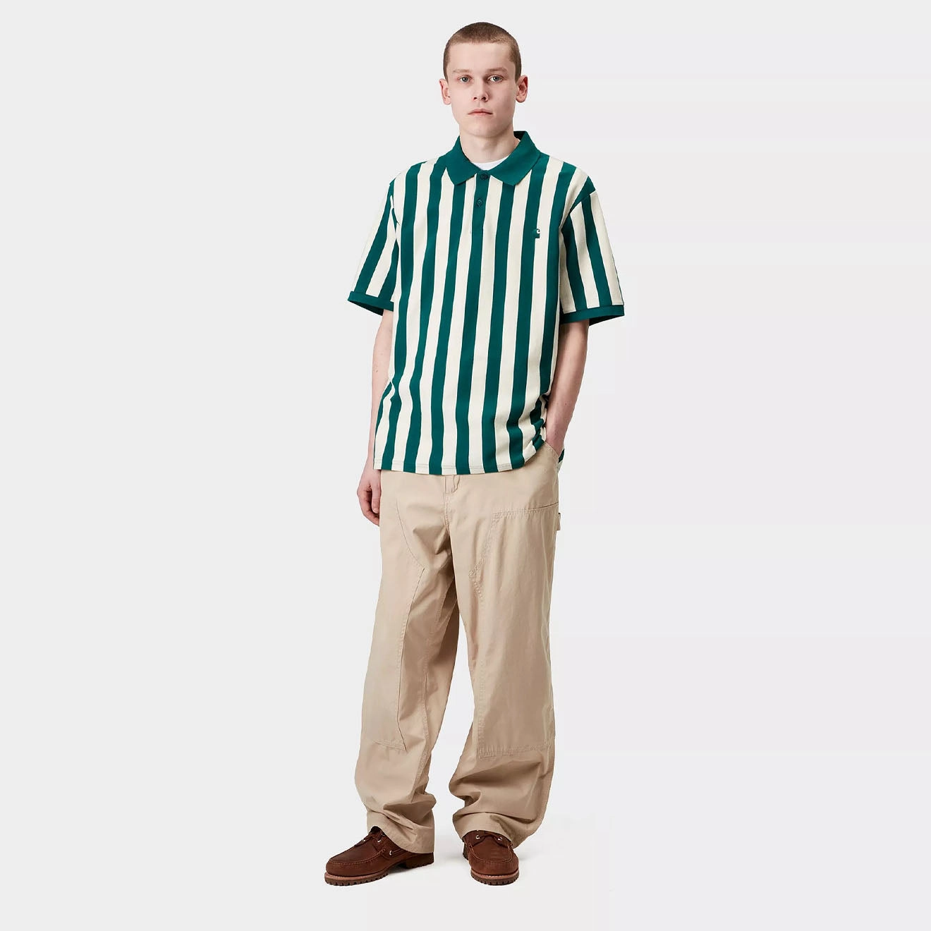 Carhartt WIP Double Knee Pant Wall Rinsed