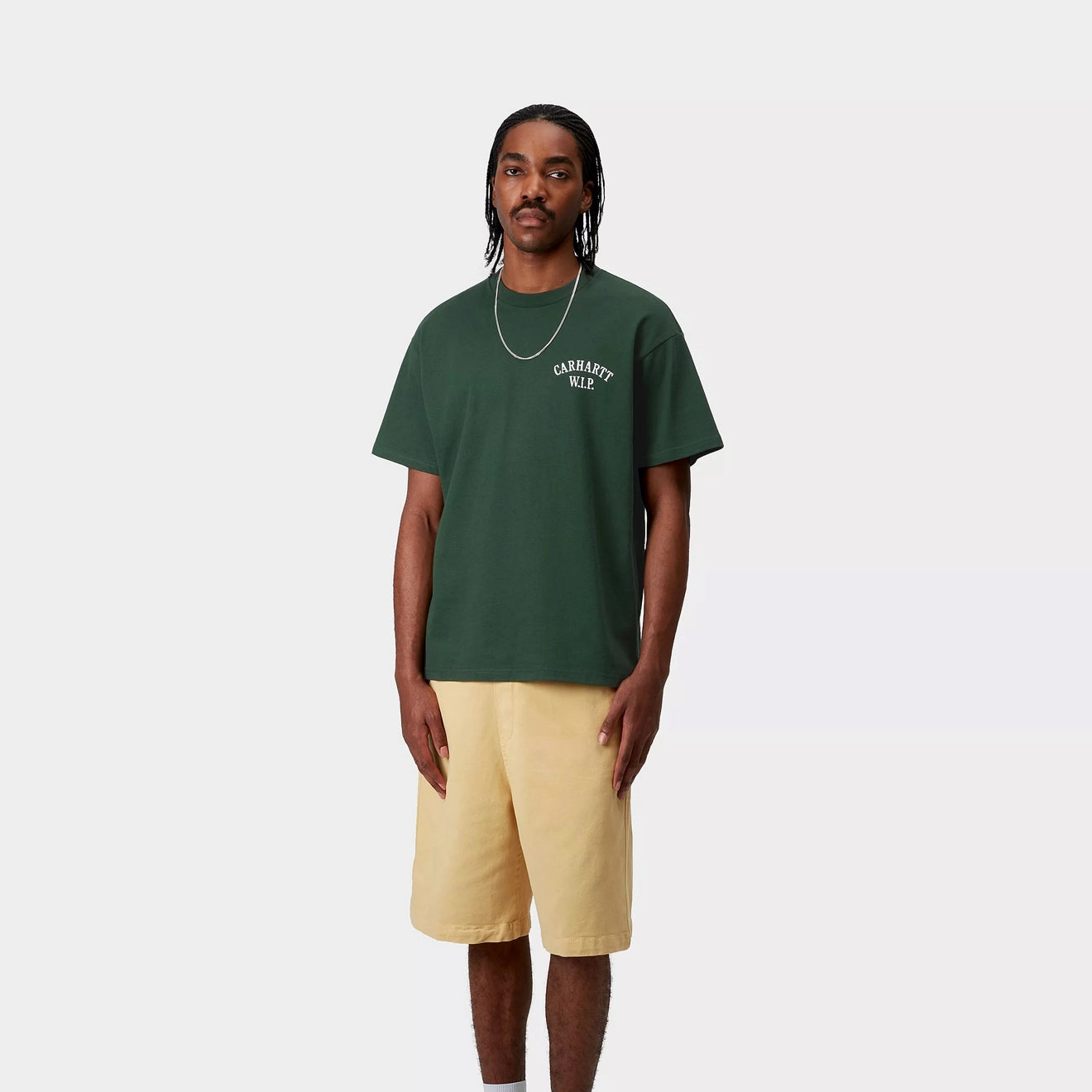 Carhartt WIP S/S Cabinetry T-Shirt Conifer / White