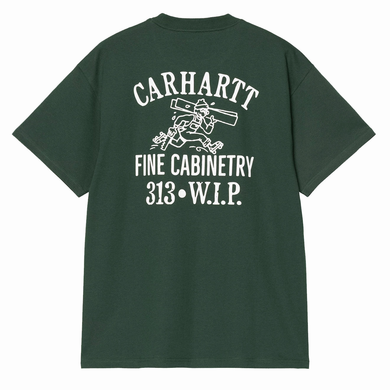 Carhartt WIP S/S Cabinetry T-Shirt Conifer / White