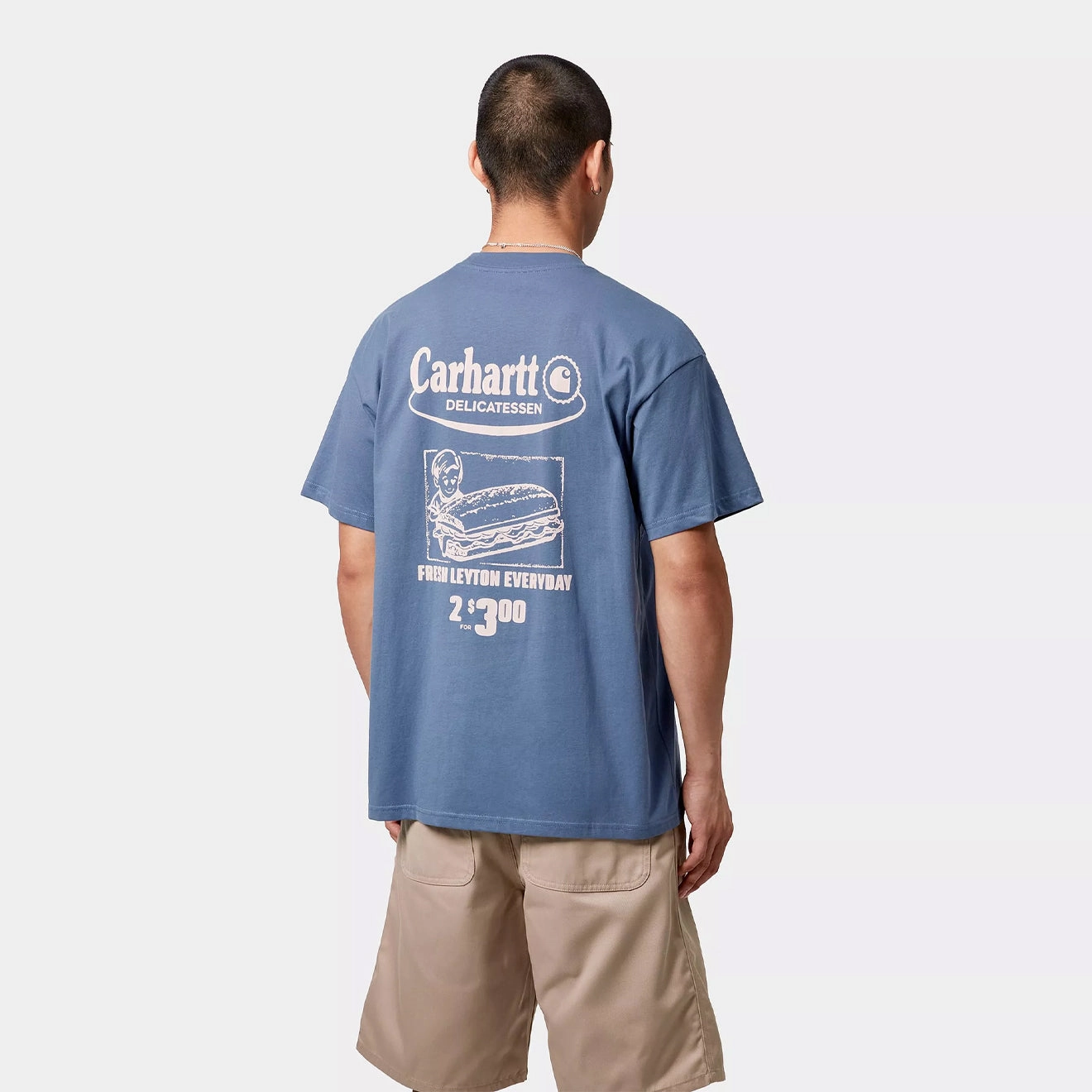 Carhartt WIP S/S Catalogue T-Shirt Blue Iris / Air Pink