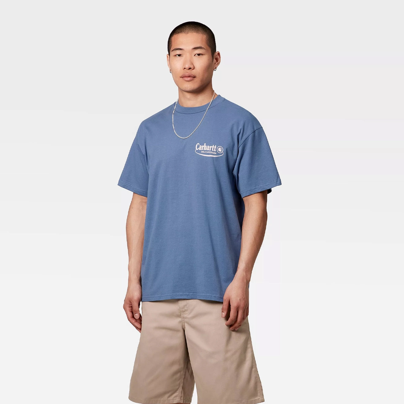 Carhartt WIP S/S Catalogue T-Shirt Blue Iris / Air Pink