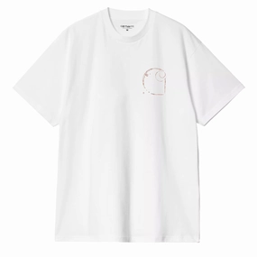 Carhartt WIP S/S Java T-Shirt White henley shirts online