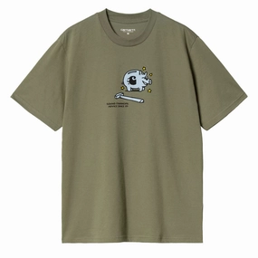 Carhartt WIP S/S Piggybank T-Shirt Dollar Green henley shirts online
