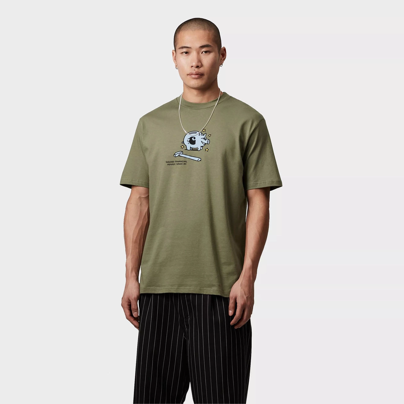 Carhartt WIP S/S Piggybank T-Shirt Dollar Green