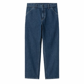 Carhartt WIP Single Knee Pant Blue Stone Washed mens joggers promo code