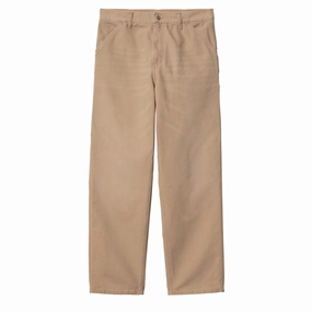 Carhartt WIP Single Knee Pant Peanut mens joggers promo code