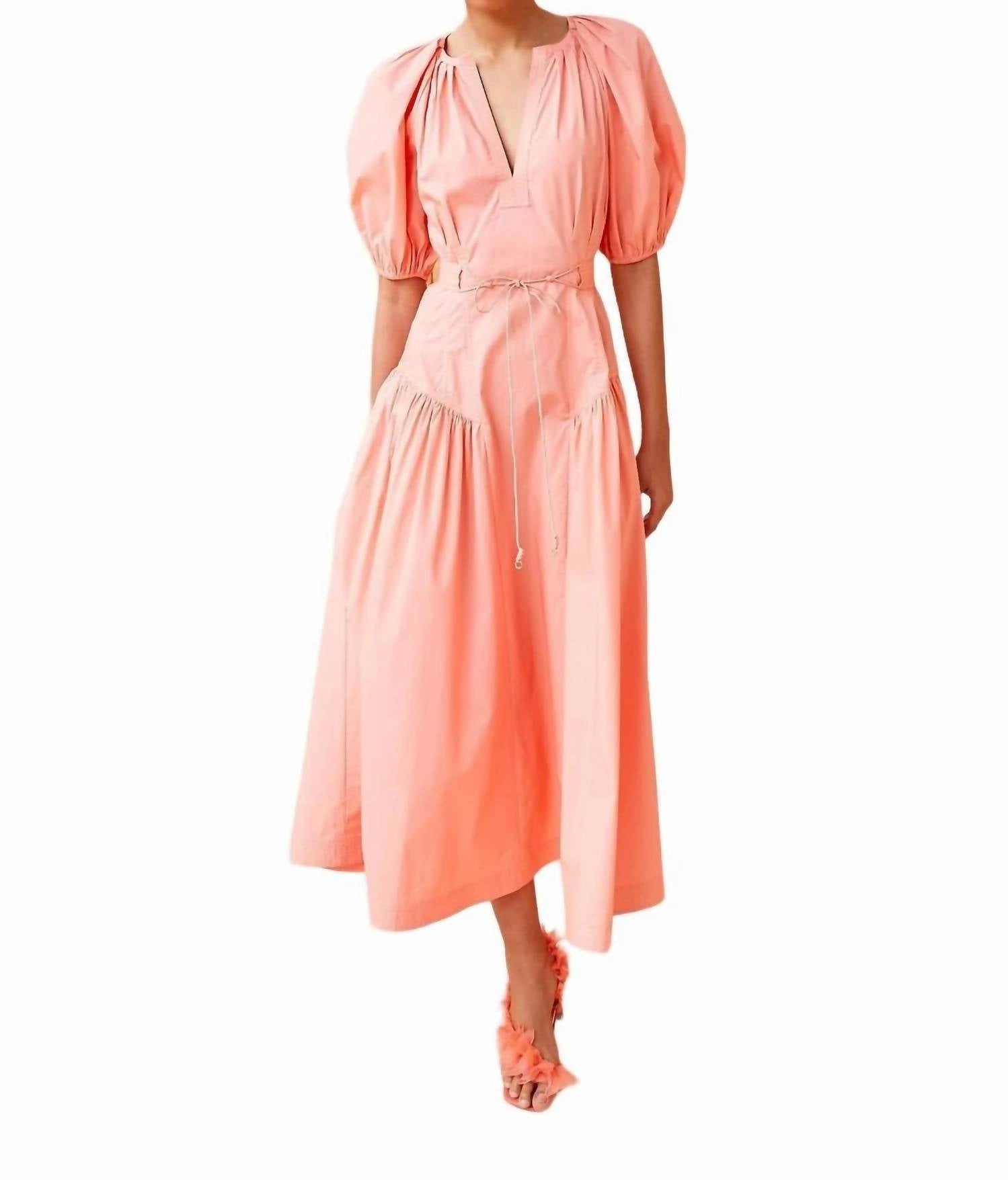 Carina Dress In Peony