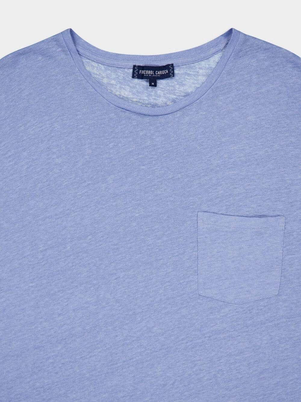 Carmo Linen Jersey Blue T-Shirt