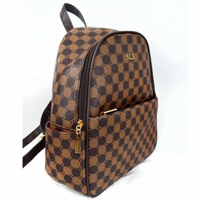 Carnaby Of London Augusta Embossed Initial Backpack Holiday Collection - holiday outfits clearance