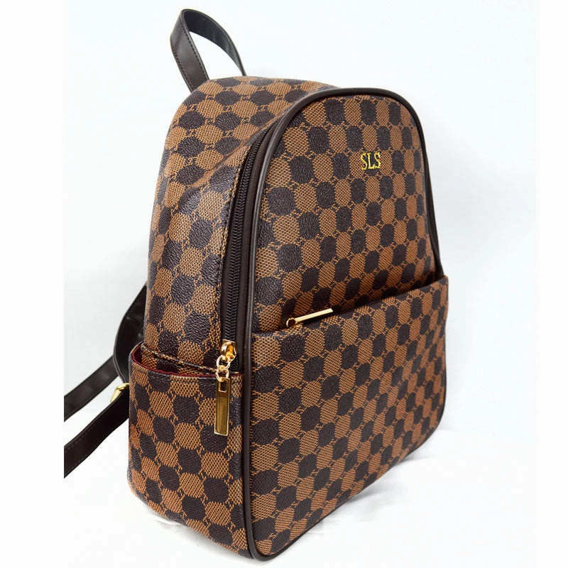 Carnaby Of London Augusta Embossed Initial Backpack Holiday Collection - holiday outfits clearance