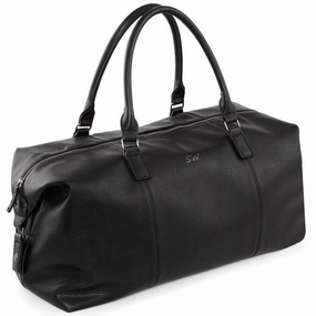 Carnaby Of London Embossed Initial Tonal Weekend Holdall Holiday Collection - holiday outfits clearance