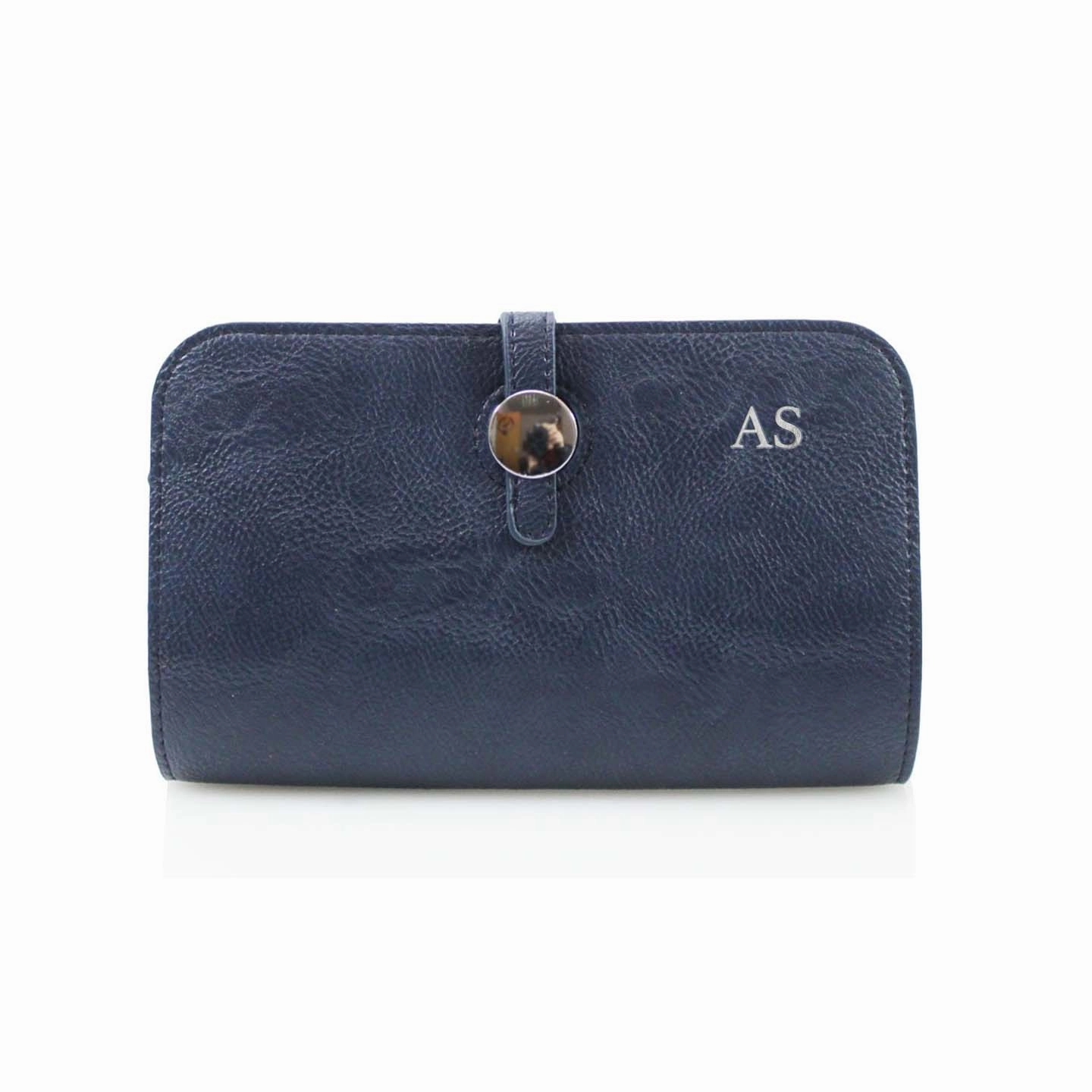 Carnaby Of London Silver Embossed Initial Fold Purse Holiday Collection - holiday outfits clearance