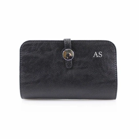 Carnaby Of London Silver Embossed Initial Fold Purse Holiday Collection - holiday outfits clearance