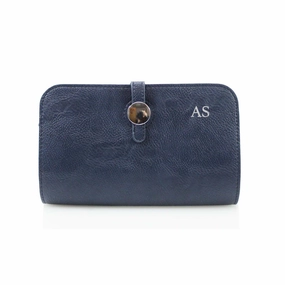 Carnaby Of London Silver Embossed Initial Fold Purse Holiday Collection - holiday outfits clearance