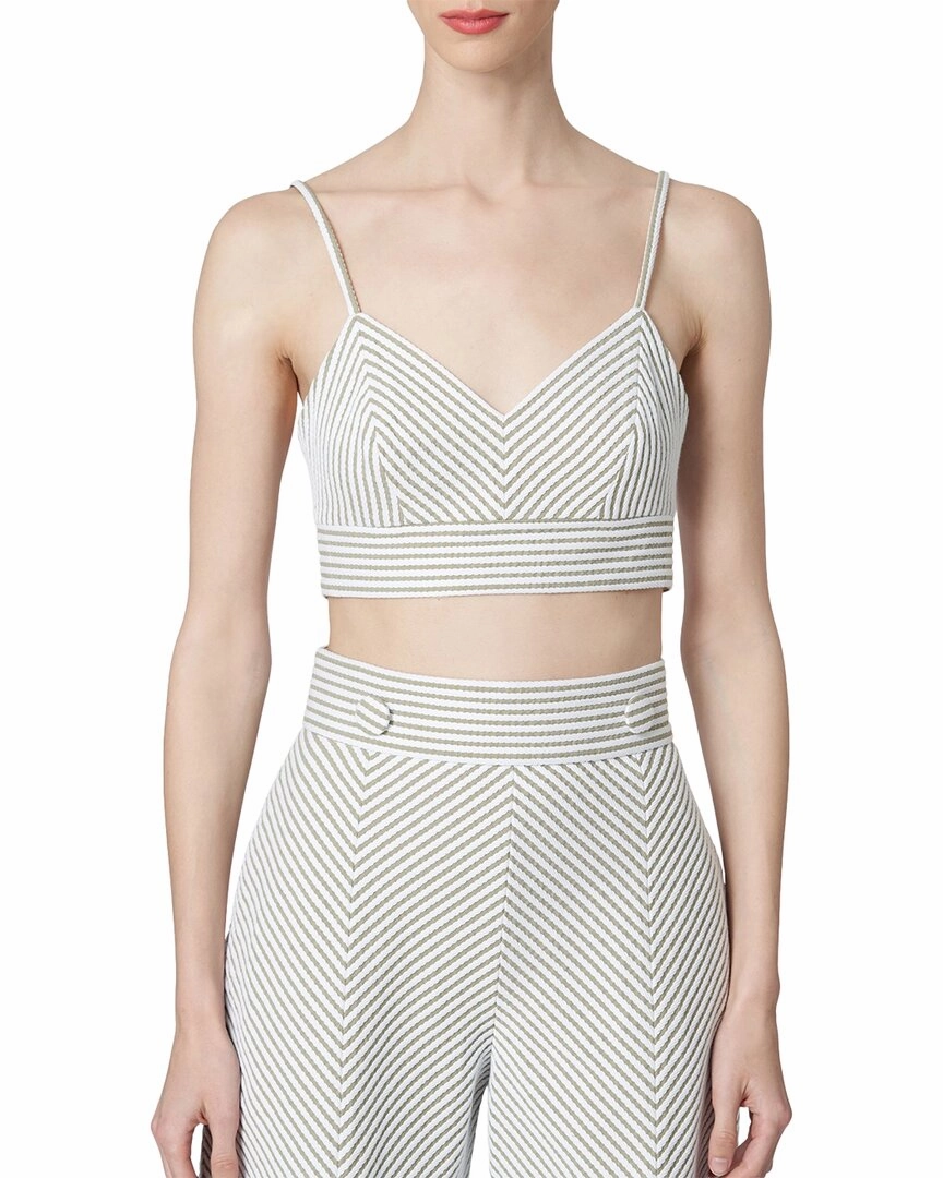 Carolina Herrera Cropped Bustier