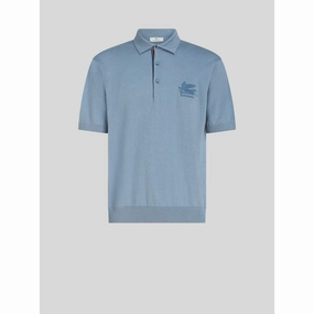 CASHMERE AND COTTON POLO SHIRT WITH LOGO winter sweaters outlet