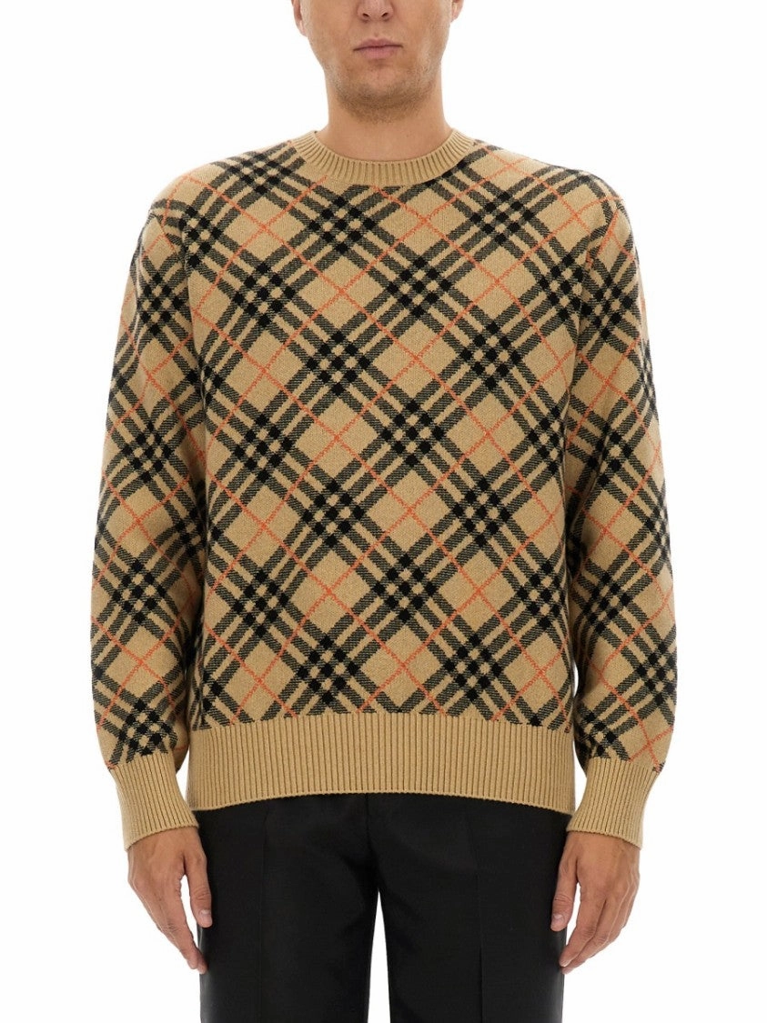 Cashmere Check Sweater cashmere sweaters sale