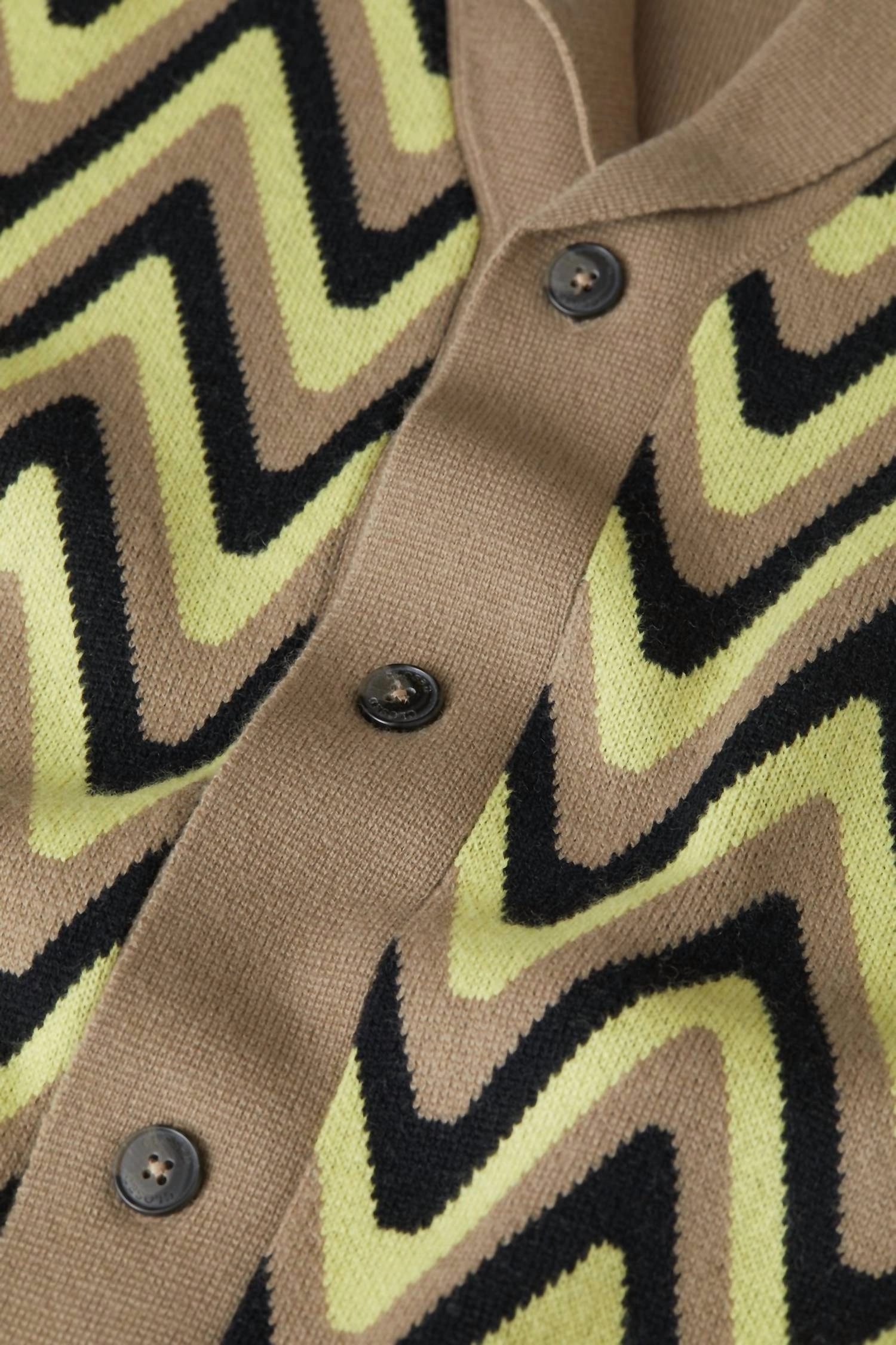 Cashmere Mix Cardigan In Primary Yellow