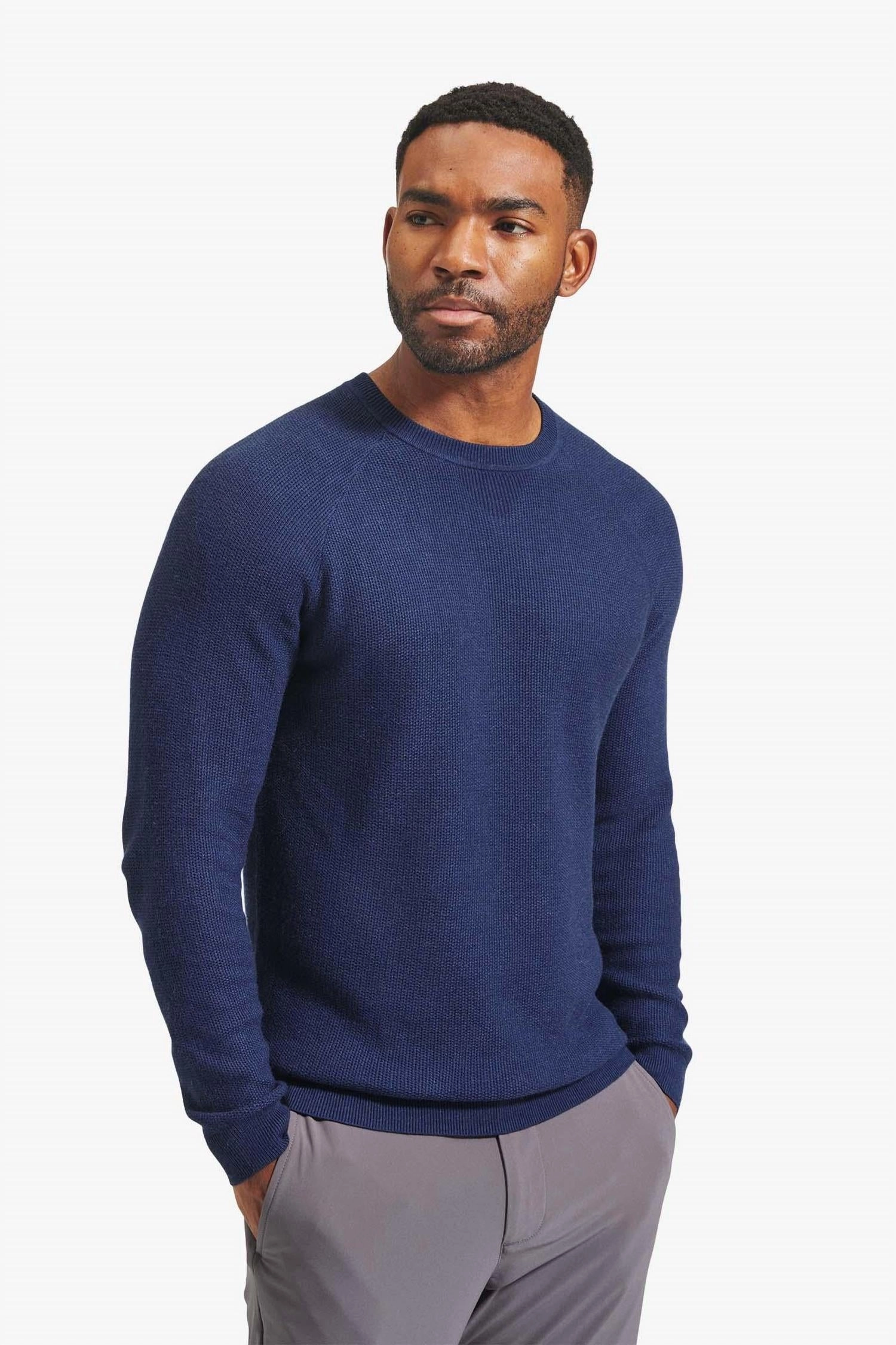 Cassady Sweater In Medieval Blue